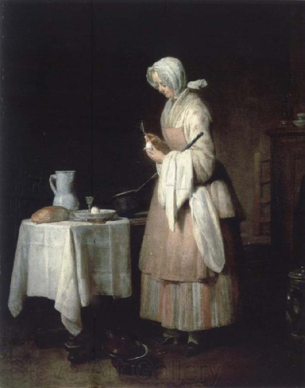 Jean Baptiste Simeon Chardin The fursorgliche lass Spain oil painting art